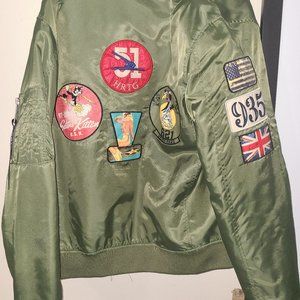 Green Bomber Jacket